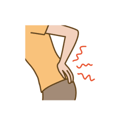 慢性腰痛イメージ